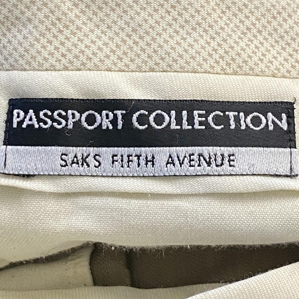 Saks Fifth Avenue Pants Mens 39x30 Brown Corduroy Pleated Cuffed Dress Pants - Picture 15 of 16